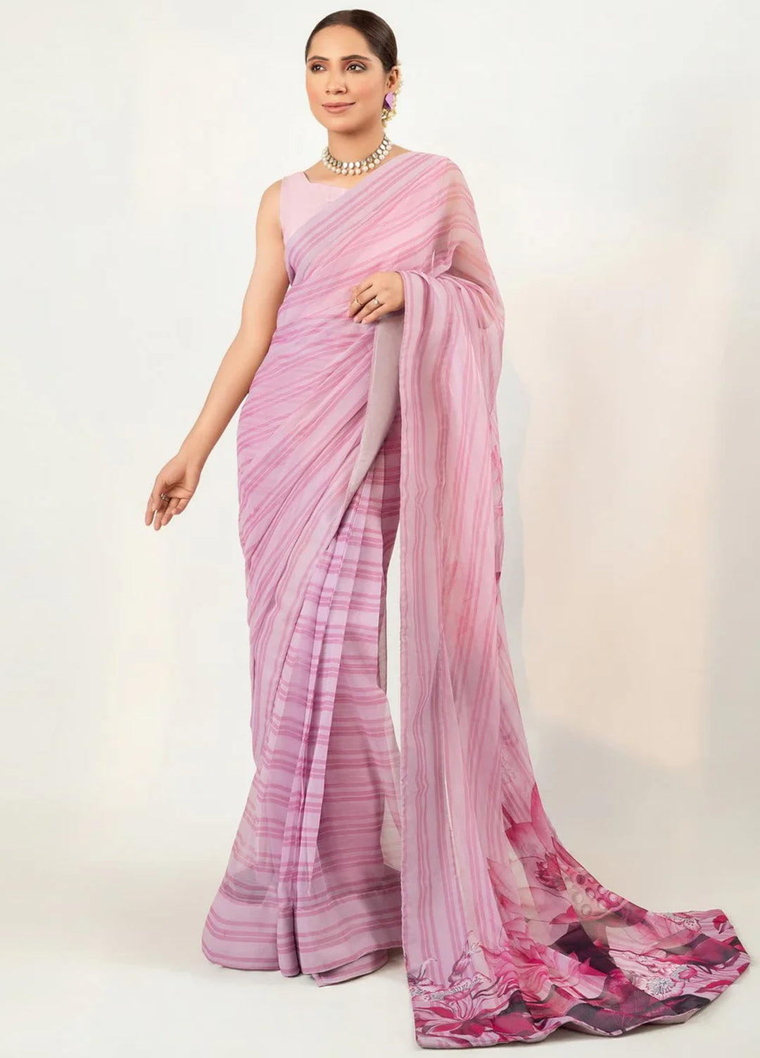 Imran Aftab RTW Printed Chiffon 3 Piece Suit IASC 12 - Festive Collection