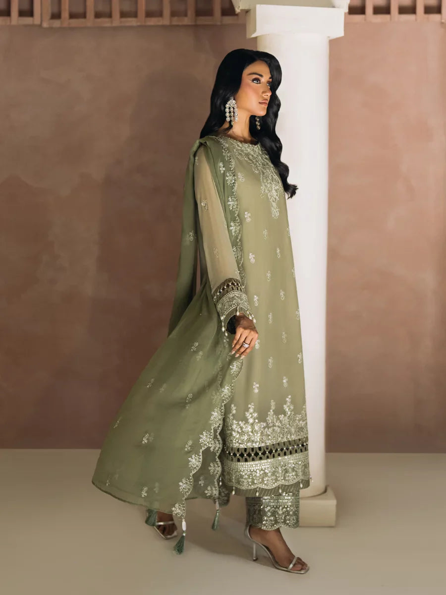 Salitex Unstitched Embroidered Chiffon 3 Piece Suit SUNS8CH513 Festive Collection