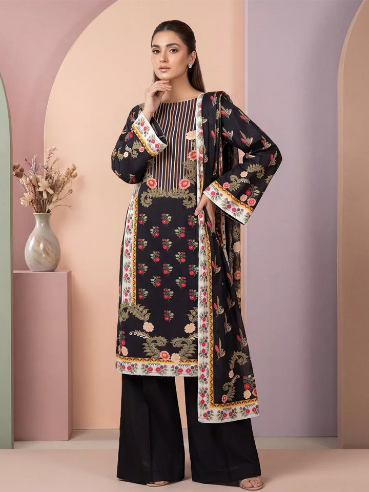 Salitex Women Unstitched Printed Lawn 3 Piece Suit SSW8U3P441 Casual Collection