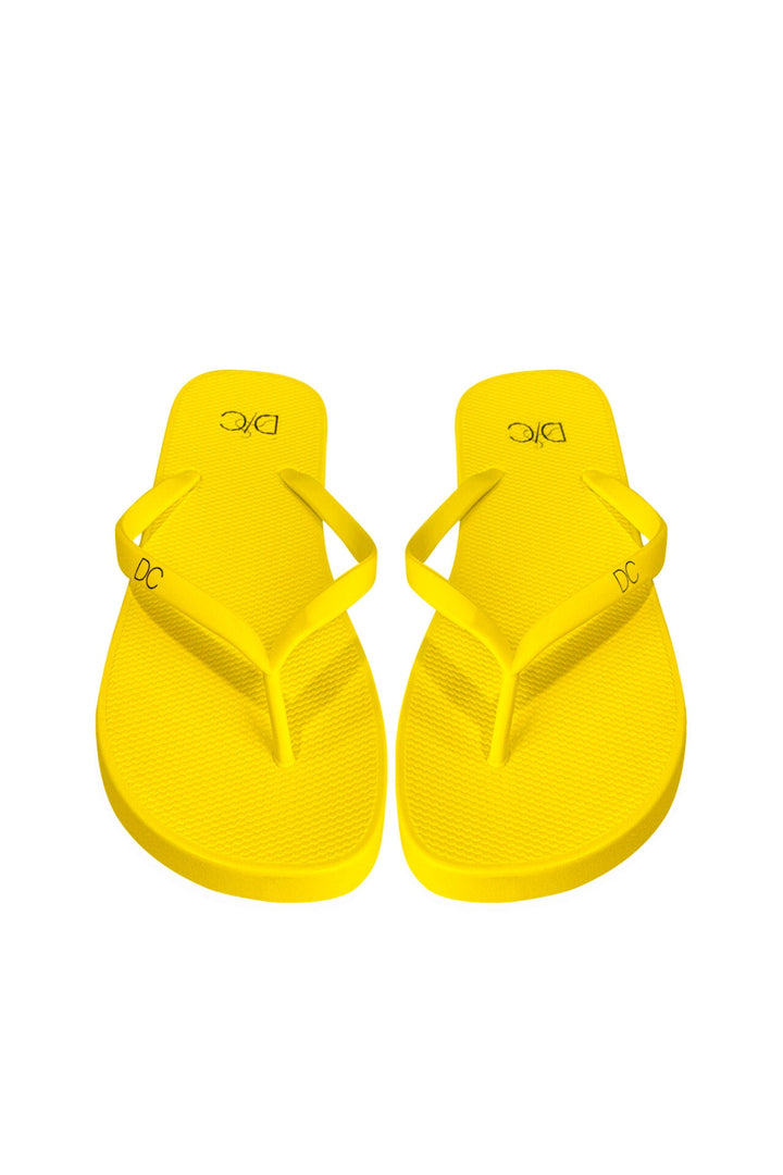 Divinely Crafted Women Flip Flops Yellow WR-YEL - Summer Collection