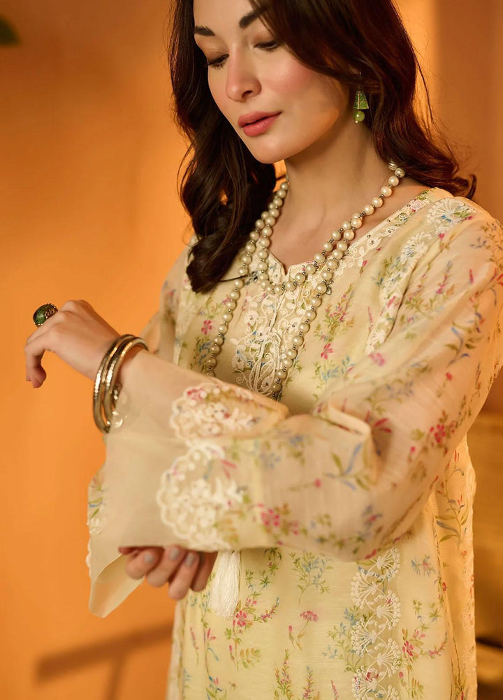 Dhanak Pret   Kurta DA-2069 LEMON