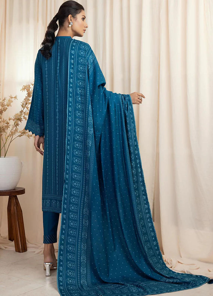 Lakhany Printed Cashmere Wool Suits Unstitched 3 Piece LSM22CV CVC-1007-B - Winter Collection