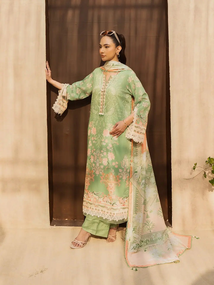 Dastaan by Menaal Unstitched Printed Lawn 3 Piece Suit ML26ULS DP-06B - Festive Collection