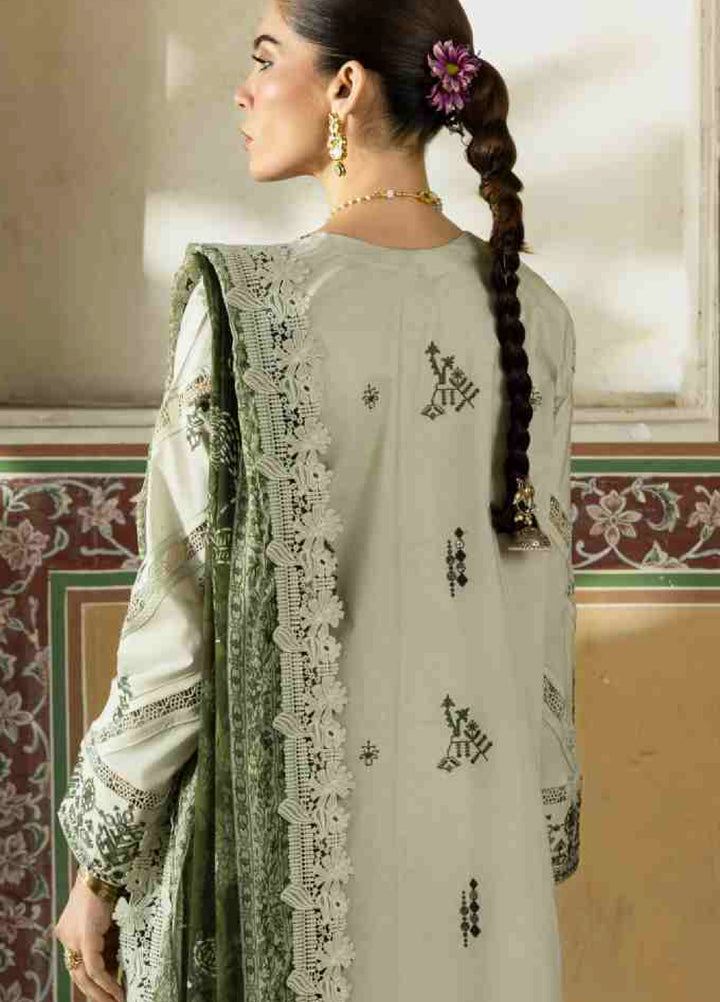 Manzil by Rashid Textiles Unstitched Embroidered Lawn 3 Piece Suit RT26UML D-572 - Casual Collection