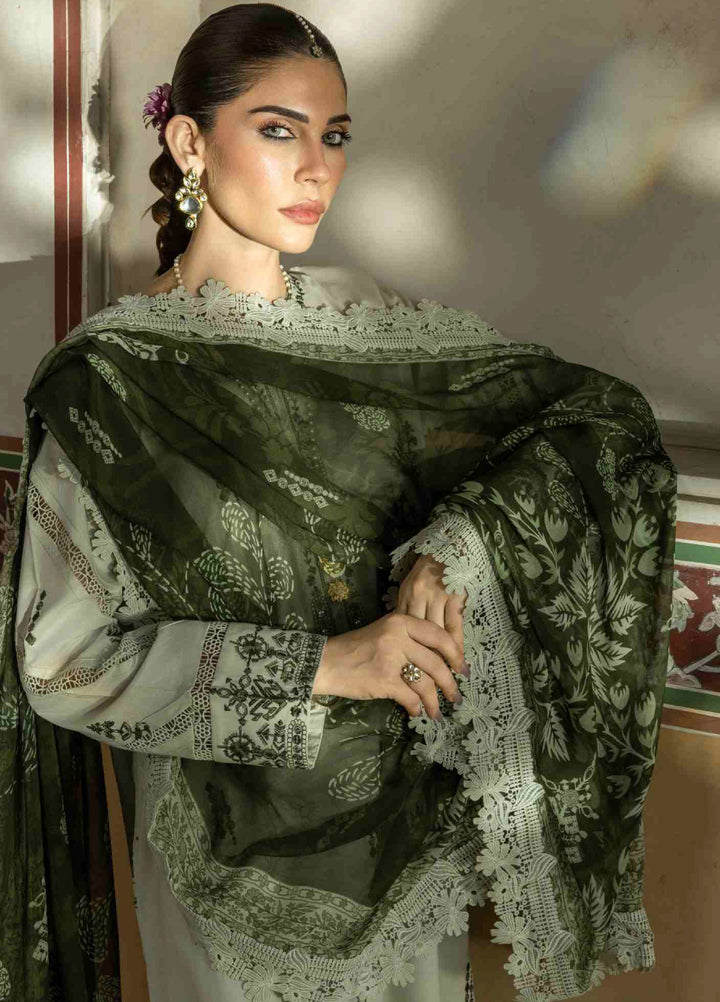 Manzil by Rashid Textiles Unstitched Embroidered Lawn 3 Piece Suit RT26UML D-572 - Casual Collection
