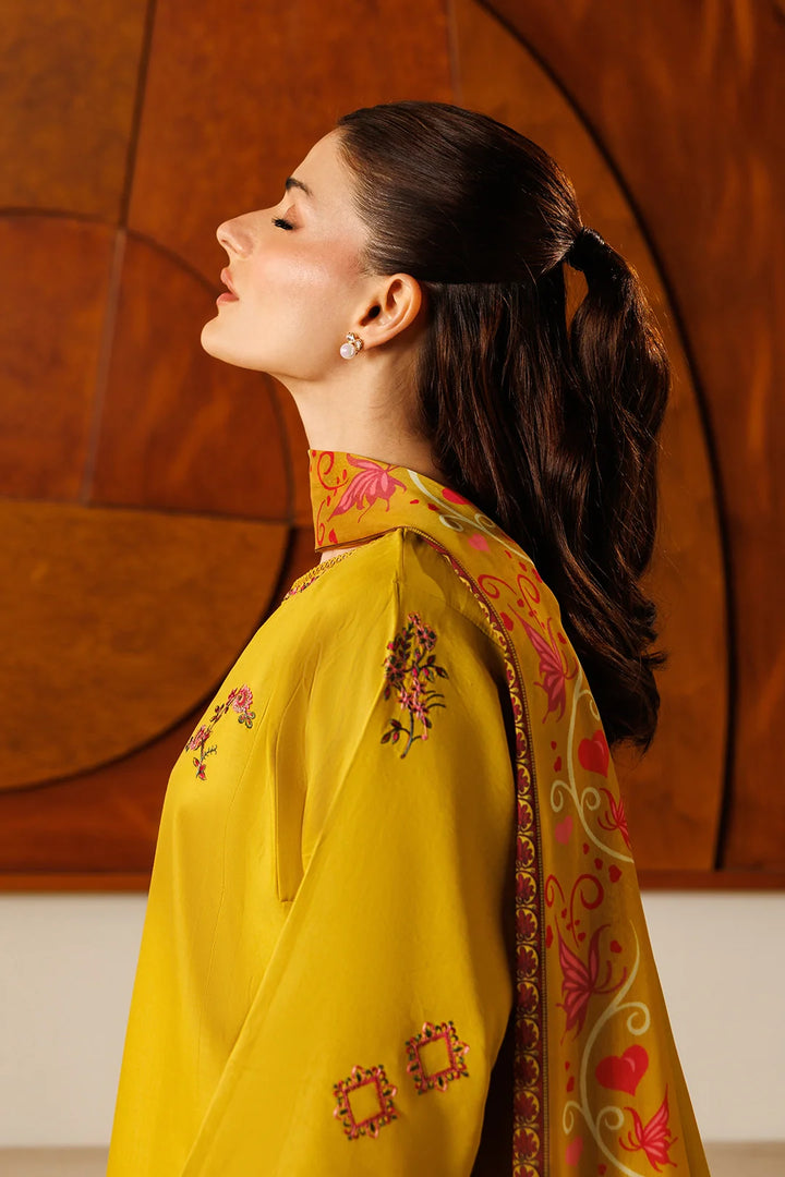 Mistfall Ramadan Edit by Panache Women RTW Embroidered Cotton 3 Piece Rosette - Casual Collection