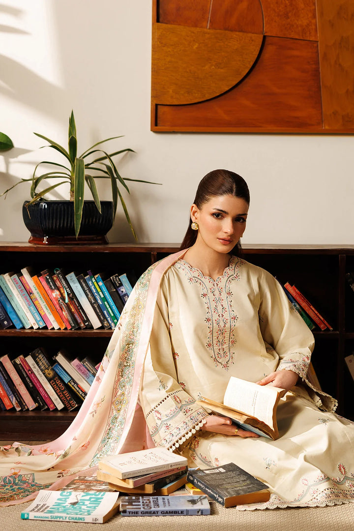 Mistfall Ramadan Edit by Panache Women RTW Embroidered Cotton 3 Piece Ardan - Casual Collection