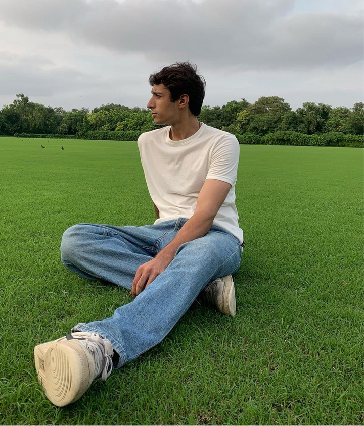 Muraqsh Ready To Wear Solids Cotton Men Off White Basic Thirt ABD-OWBT - Summer Collection