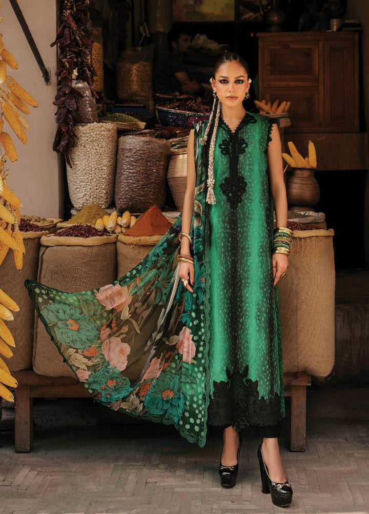 M Prints by Maria B Unstitched Printed Linen 3 Piece Suit MB26UPC 5A - Casual Collection