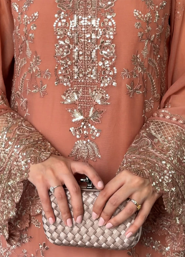 Maison d'or by Sahane RTW Embroidered Chiffon 3 Piece Suit CT 27006P Sorelle - Festive Collection