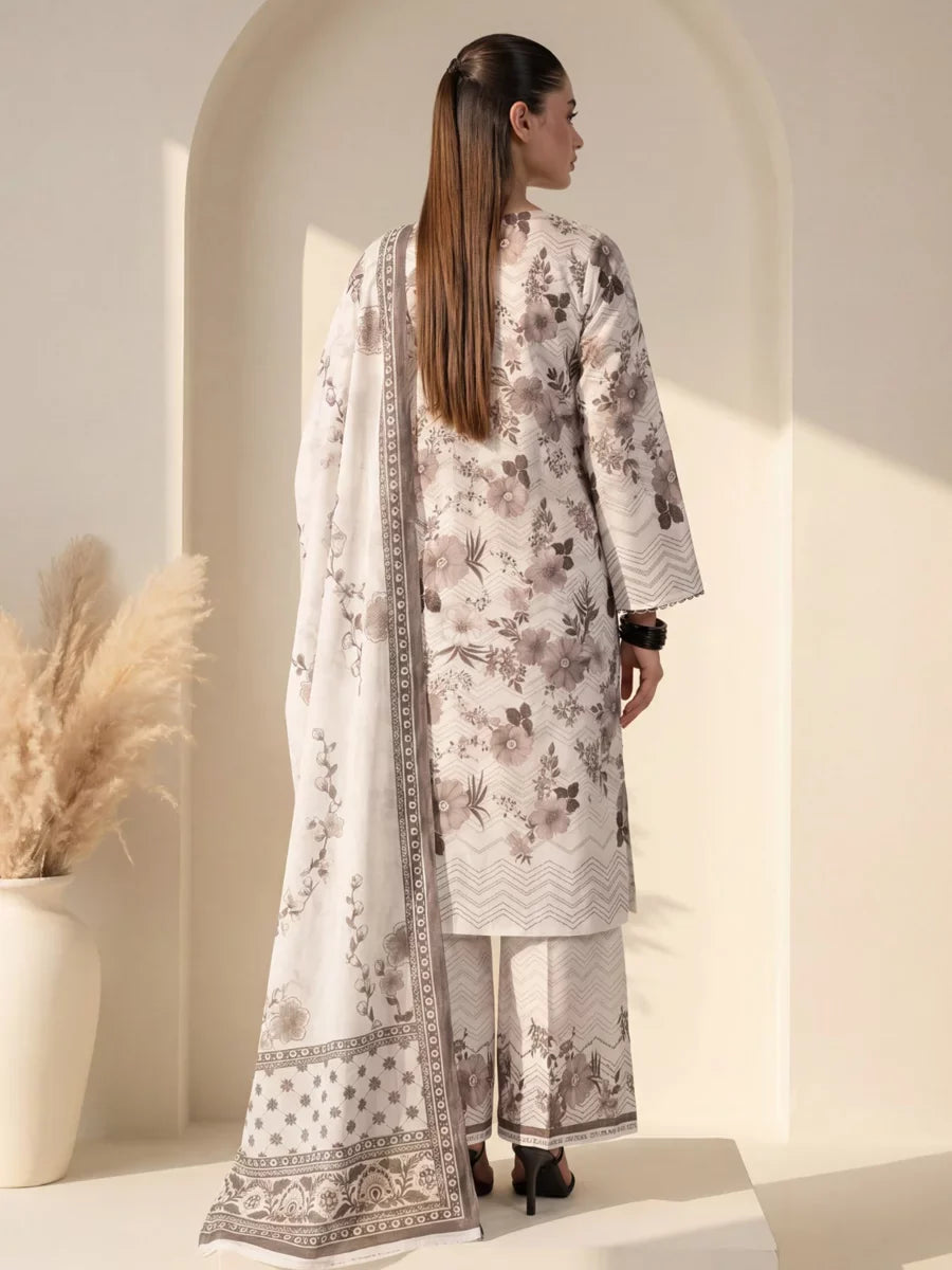Salitex Unstitched Printed Lawn Silk 3 Piece Suit SUNS7ASI418 Casual Collection