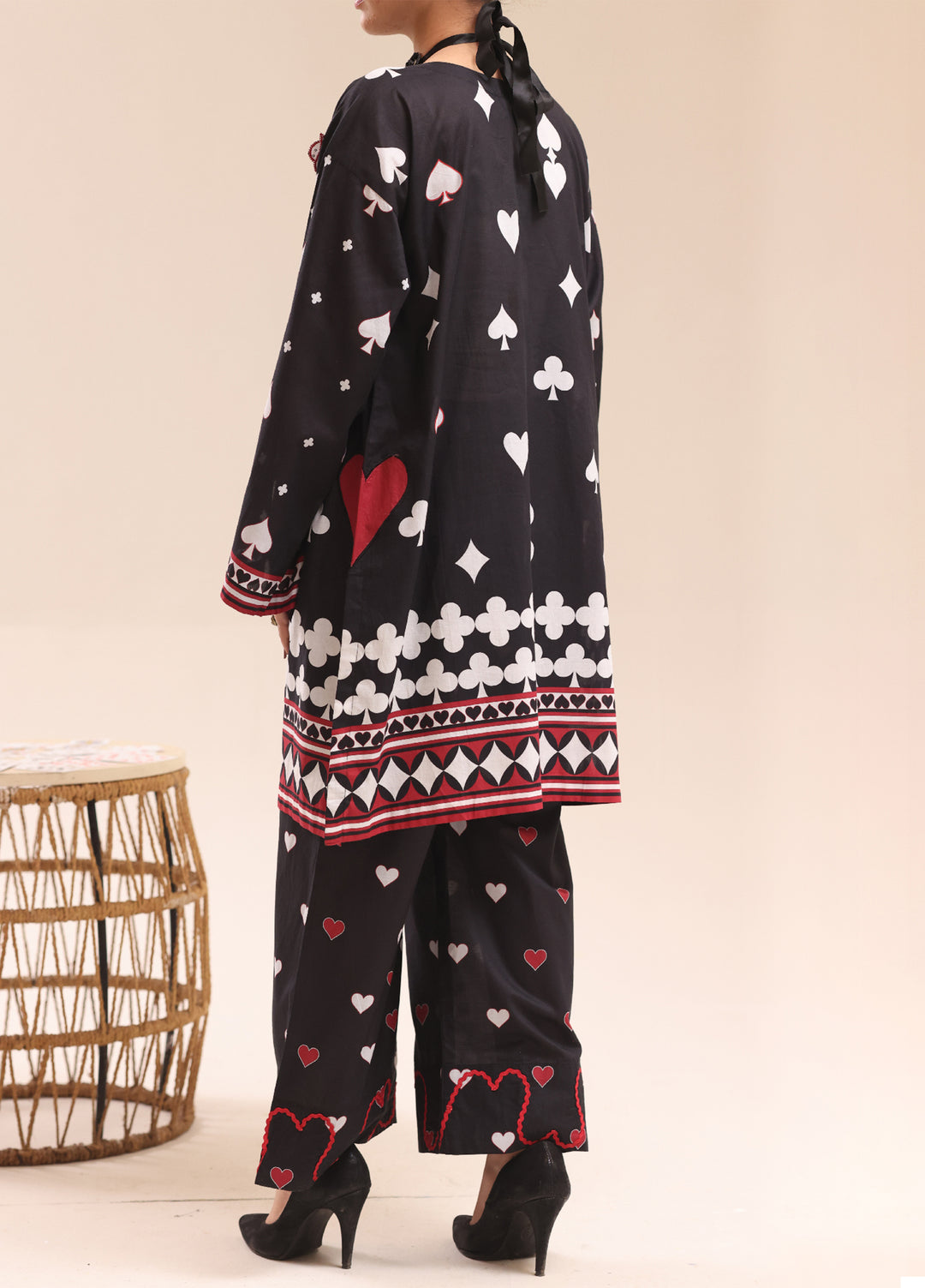 Riley Women RTW Embroidered Lawn 2 Piece Suit RL26RL Queen of Hearts - Casual Collection