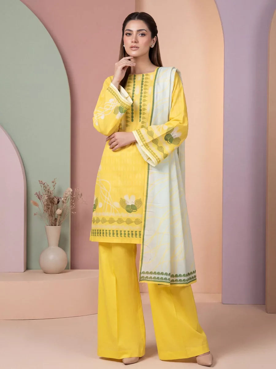 Salitex Women Unstitched Printed Lawn 3 Piece Suit SSW8U3P440 Casual Collection