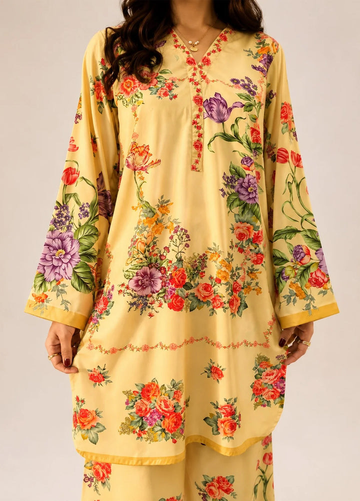 Saba Sumaiya Women RTW Printed Crepe Lawn 2 Piece Suit SS-78656 Whisteria - Casual Collection