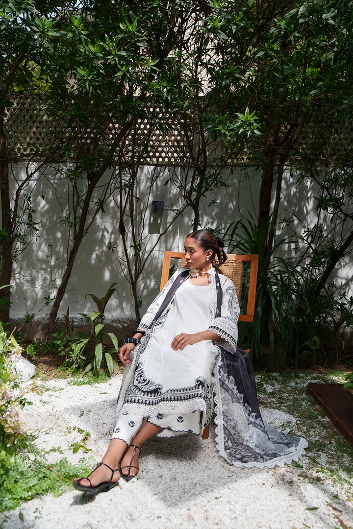 Laanem by Saira Rizwan Unstitched Embroidered Lawn 3 Piece Suit SR26ULL AMARA-В - Summer Collection
