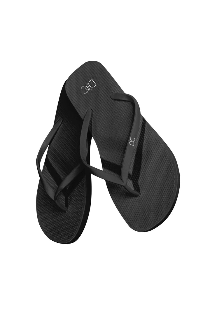 Divinely Crafted Women Flip Flops Black WR-BLK - Summer Collection