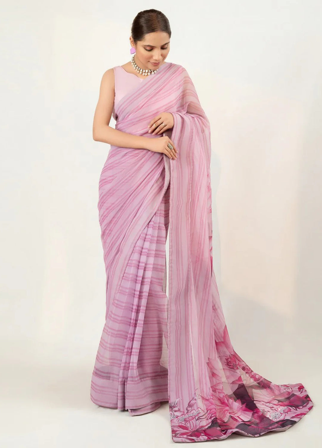 Imran Aftab RTW Printed Chiffon 3 Piece Suit IASC 12 - Festive Collection