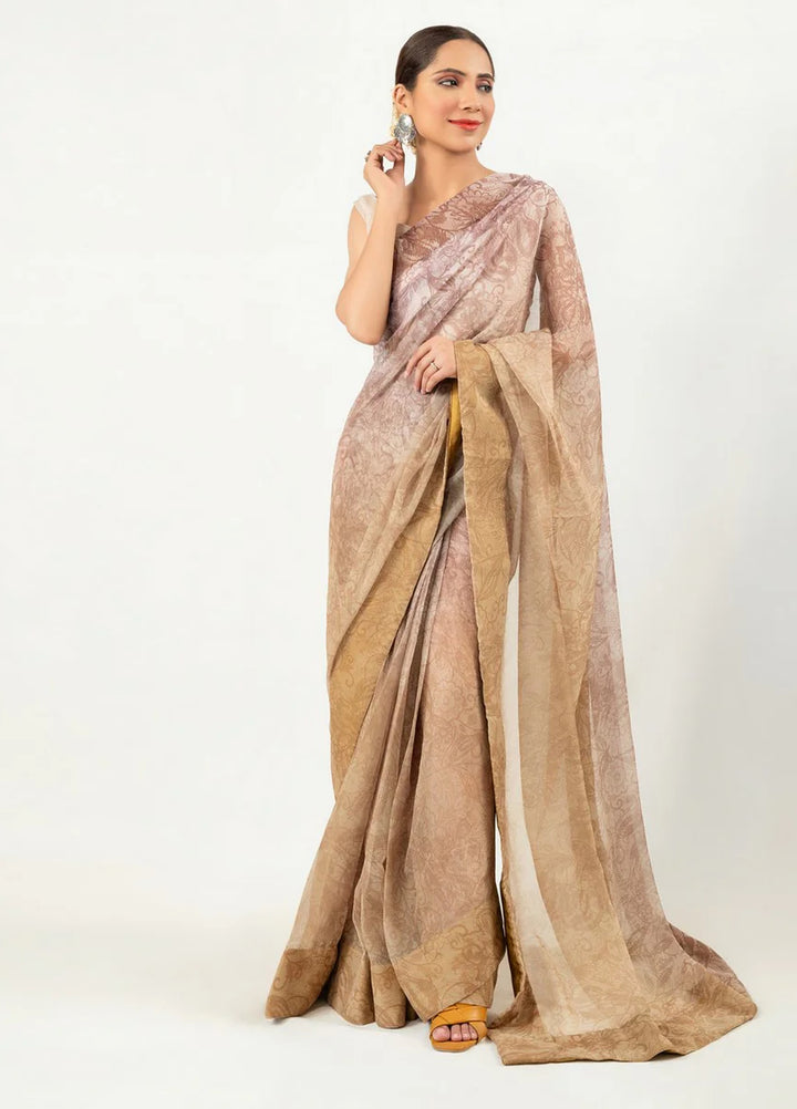 Imran Aftab RTW Printed Chiffon 3 Piece Suit IASC 15 - Festive Collection