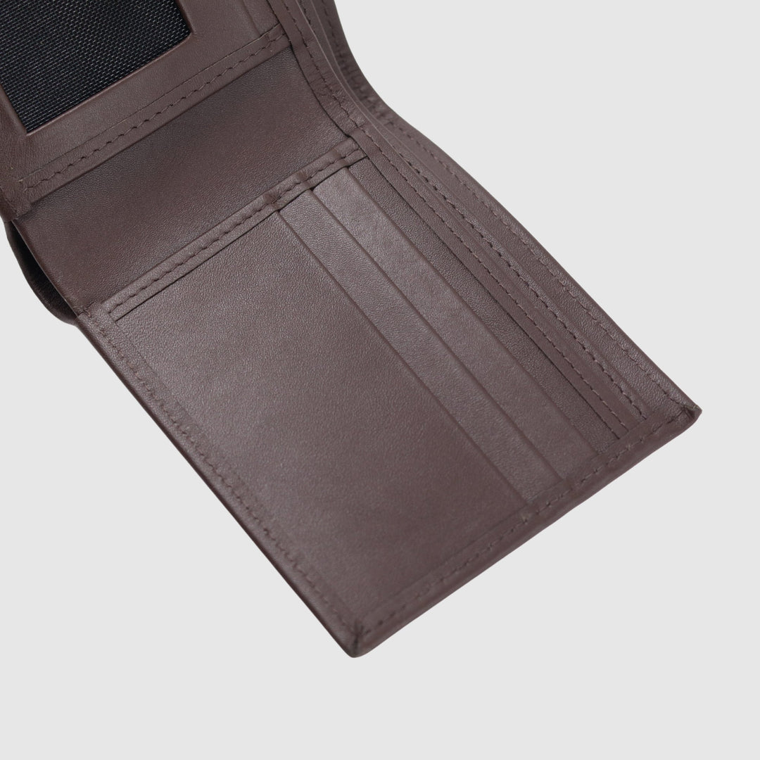 Lafanzo Unisex Classic Leather Wallet With Card Holder Brown - Accessories Collection