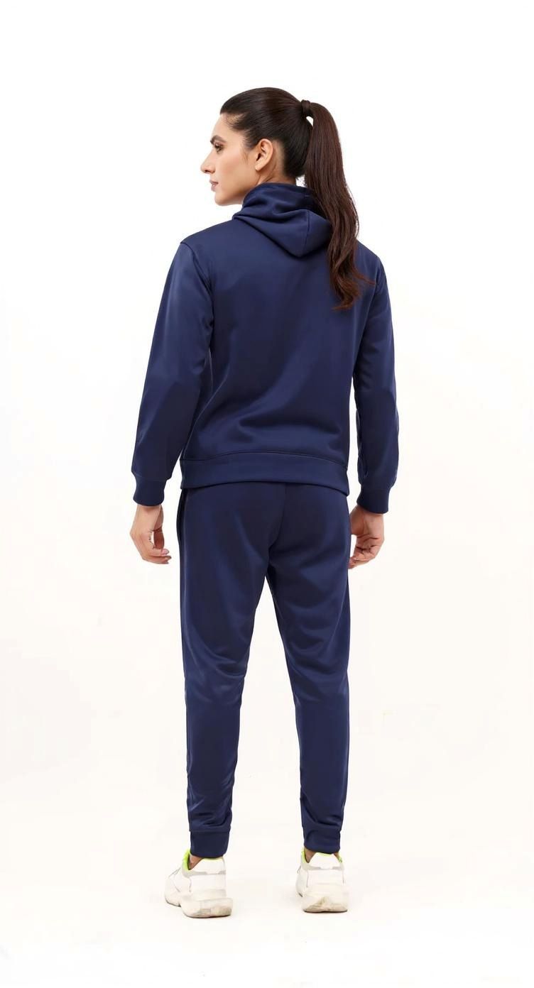 IQ Exclusive Women Winter Track Suit W-Navy Bliss Hoodie Tracksuit