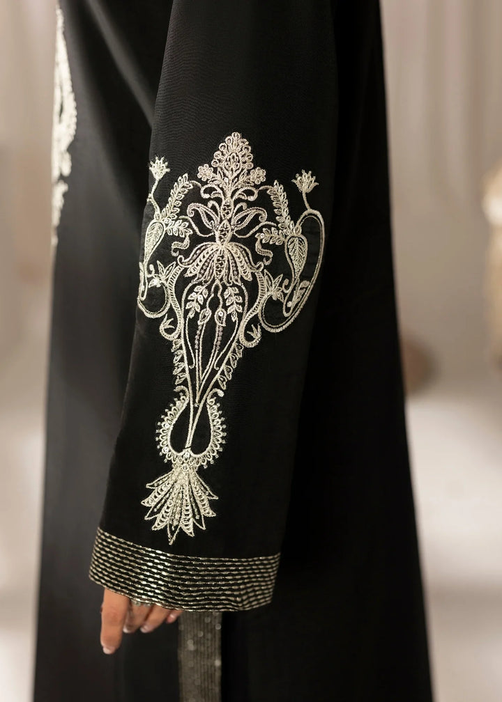 Silk Atelier by Jamni RTW Embroidered Korean Silk 3 Piece Suit MIDNIGHT BOW Festive Collection