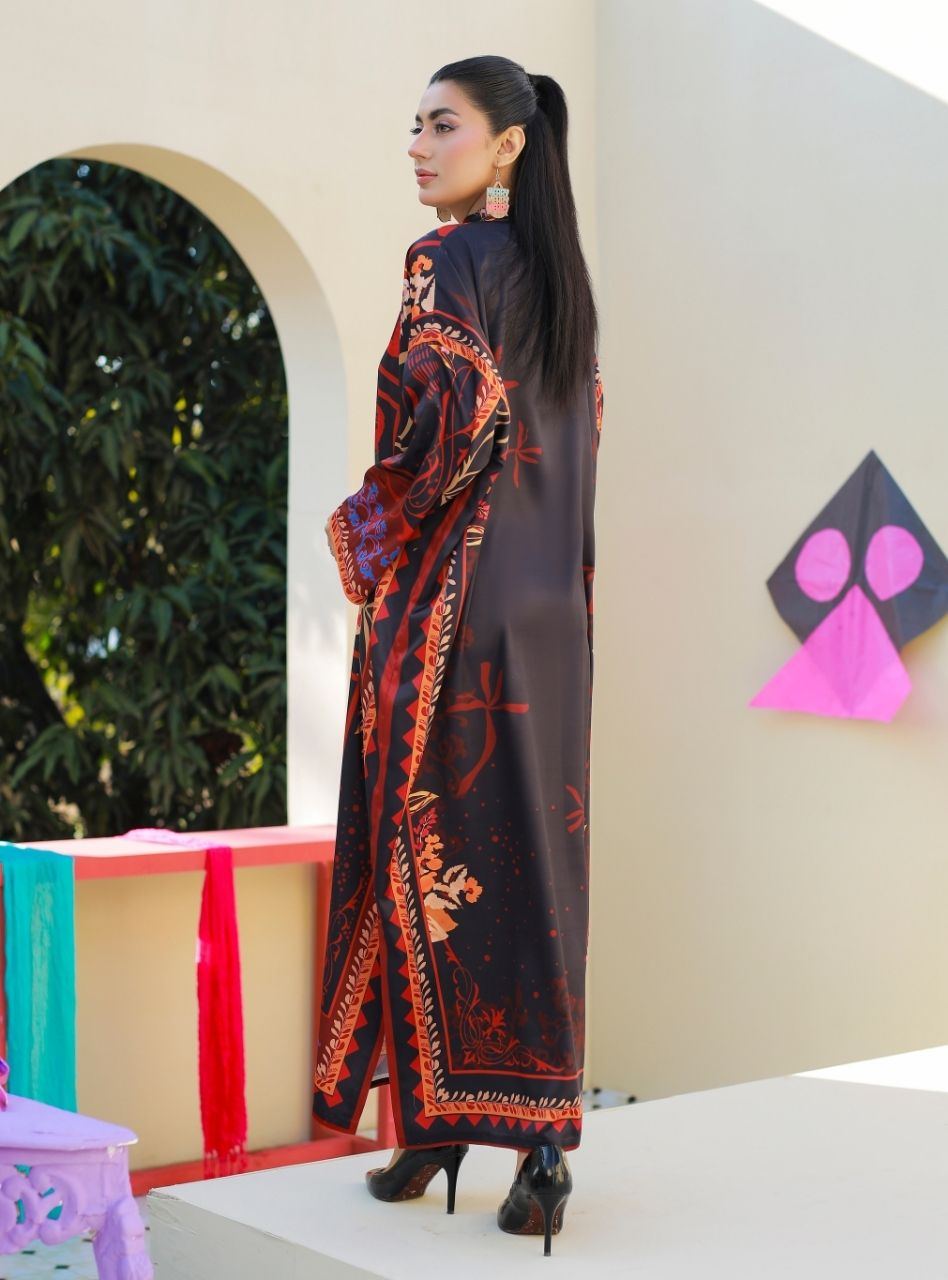 Printnation by Anayra Amal RTW Printed Poly Raw Silk 3 Piece Vibe Loom - Casual Collection