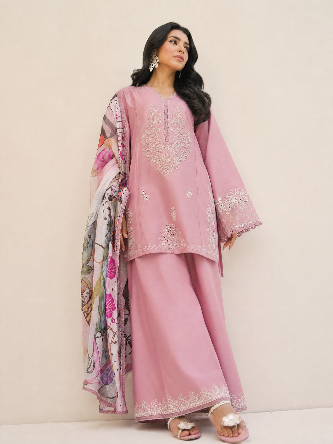 Afsanah by Seran Unstitched Embroidered Lawn 3 Piece Suit SN26UAL D-5 Mehar - Summer Collection