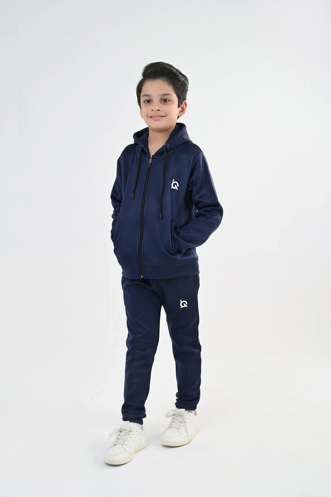 IQ Exclusive Kids Track Suit Fleece 2 PieceSapphire Zipper Tracksuit-Unisex Kids - Winter Collection
