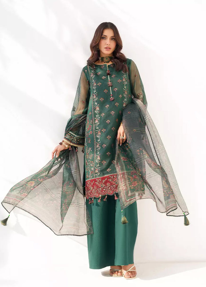 Salitex Unstitched Embroidered Cotton Net 3 Piece Suit SUNW7NO104 - Festive Collection