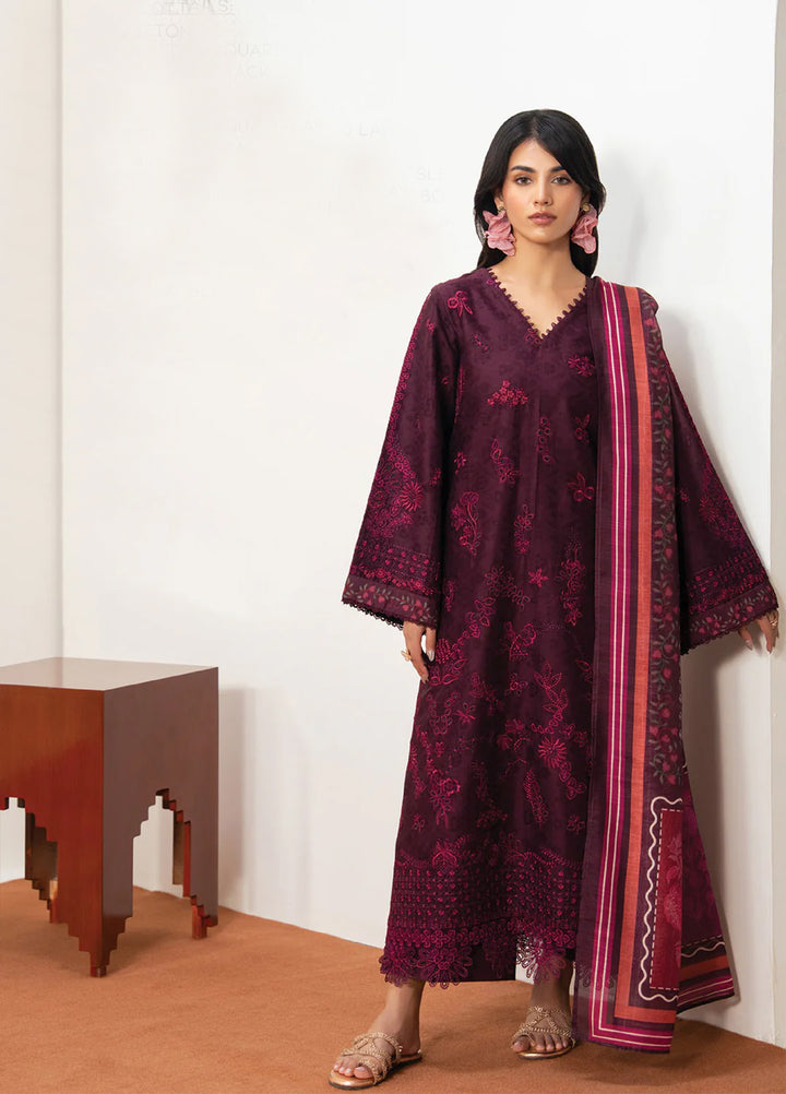 Namah by Xenia Formals Unstitched Embroidered Jacquard Lawn 3 Piece Suit XF26UNL Oceya 03 - Festive Collection
