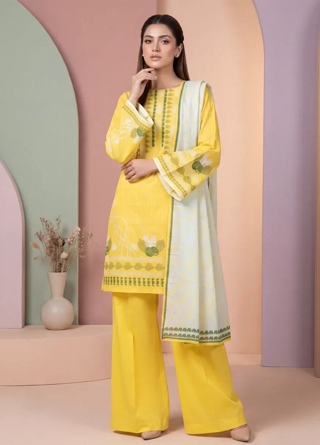 Salitex Women Unstitched Printed Lawn 3 Piece Suit SSW8U3P440 Casual Collection