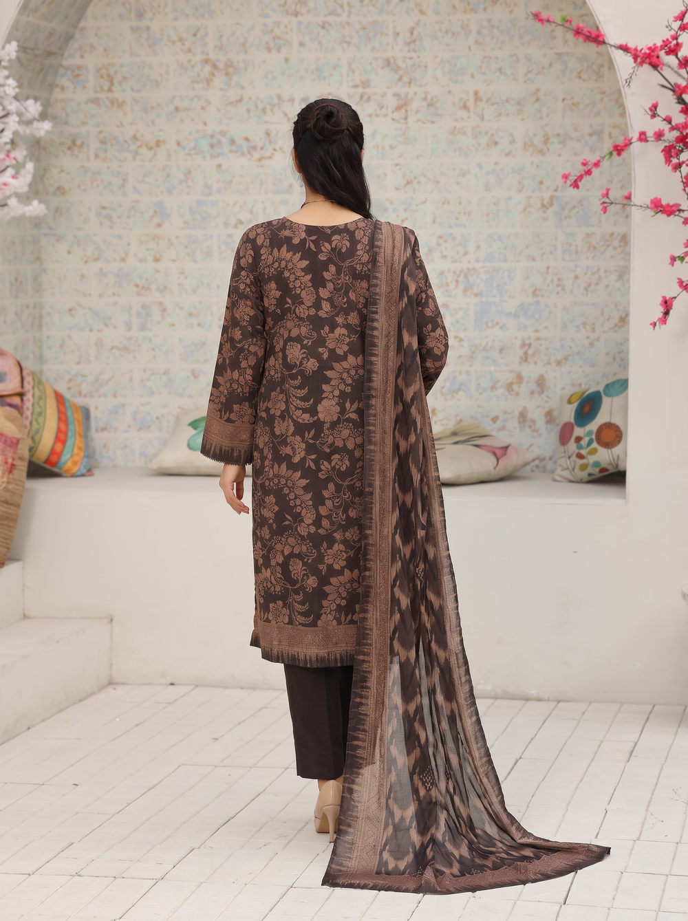 Nayab by HZ Textiles Unstitched Printed Cotton Lawn 3 Piece Suit HZ28UN NPC-10 - Casual Collection
