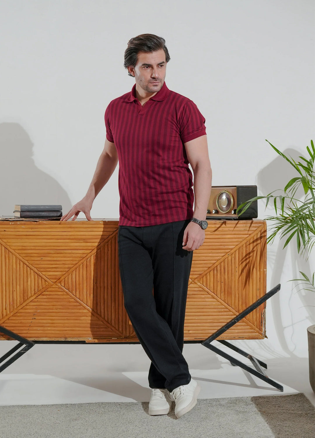 Zenetti Mens RTW Solids Cotton Trouser Black WZ-005 - Casual Collection