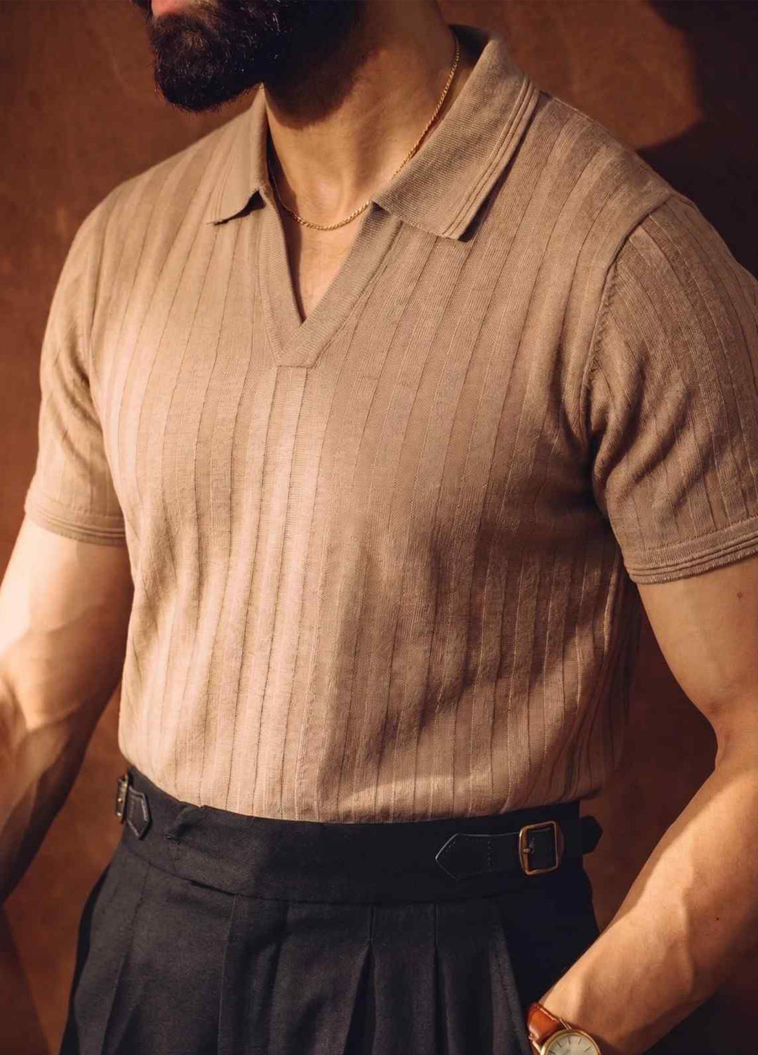 Zenetti Mens RTW Solids Cotton Polo Rusk WZ-007 - Casual Collection