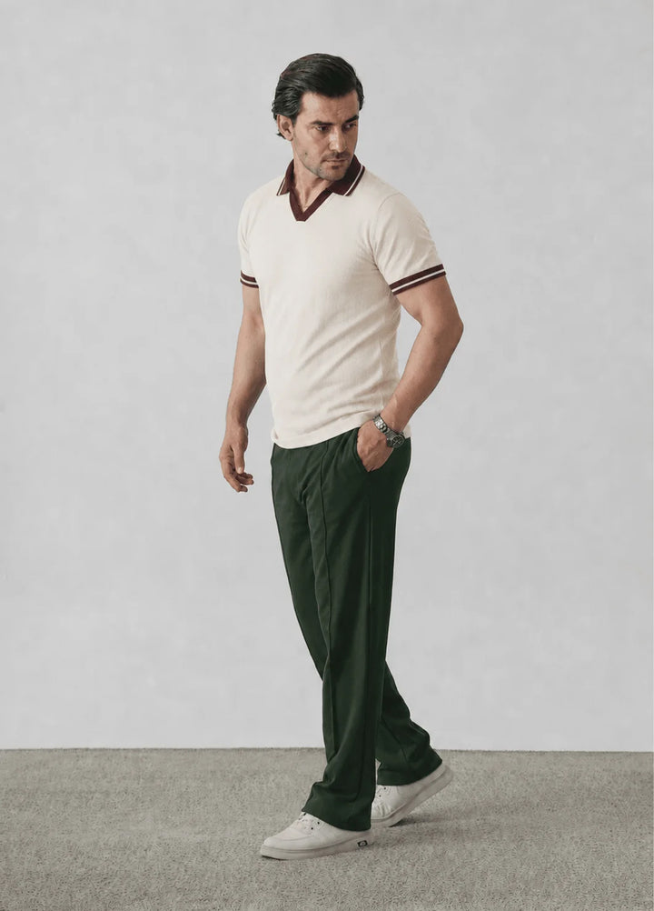 Zenetti Mens RTW Solids Cotton Trouser Forest Green WZ-010 - Casual Collection