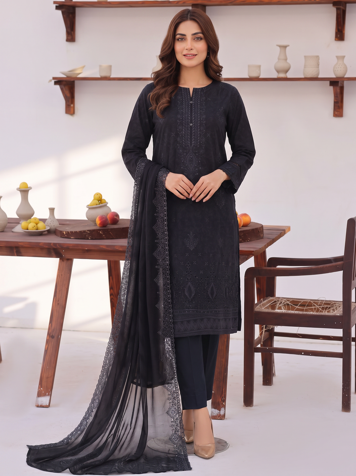 Premium Venice by HZ Textiles Unstitched Embroidered Cotton Lawn 3 Piece Suit PVE-3116 Casual Collection