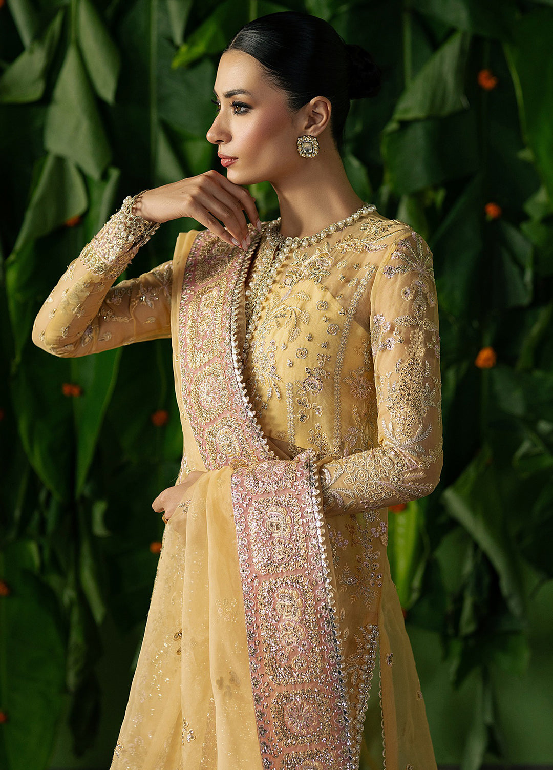 Pehli Nazar by Ayzel Embroidered Organza Suits Unstitched 3 Piece AAFPZ25 D-03 Chahat - Formals Collection