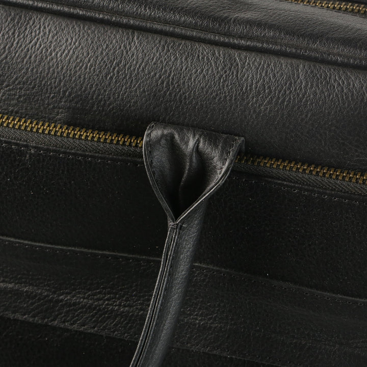 Lafanzo Unisex Leather Executive Laptop Bag Black - Accessories Collection