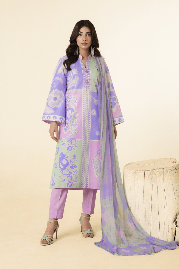 Zara e Jahan by Huma Gul RTW Printed Lawn 3 Piece Suit HG-902 Eid Collection