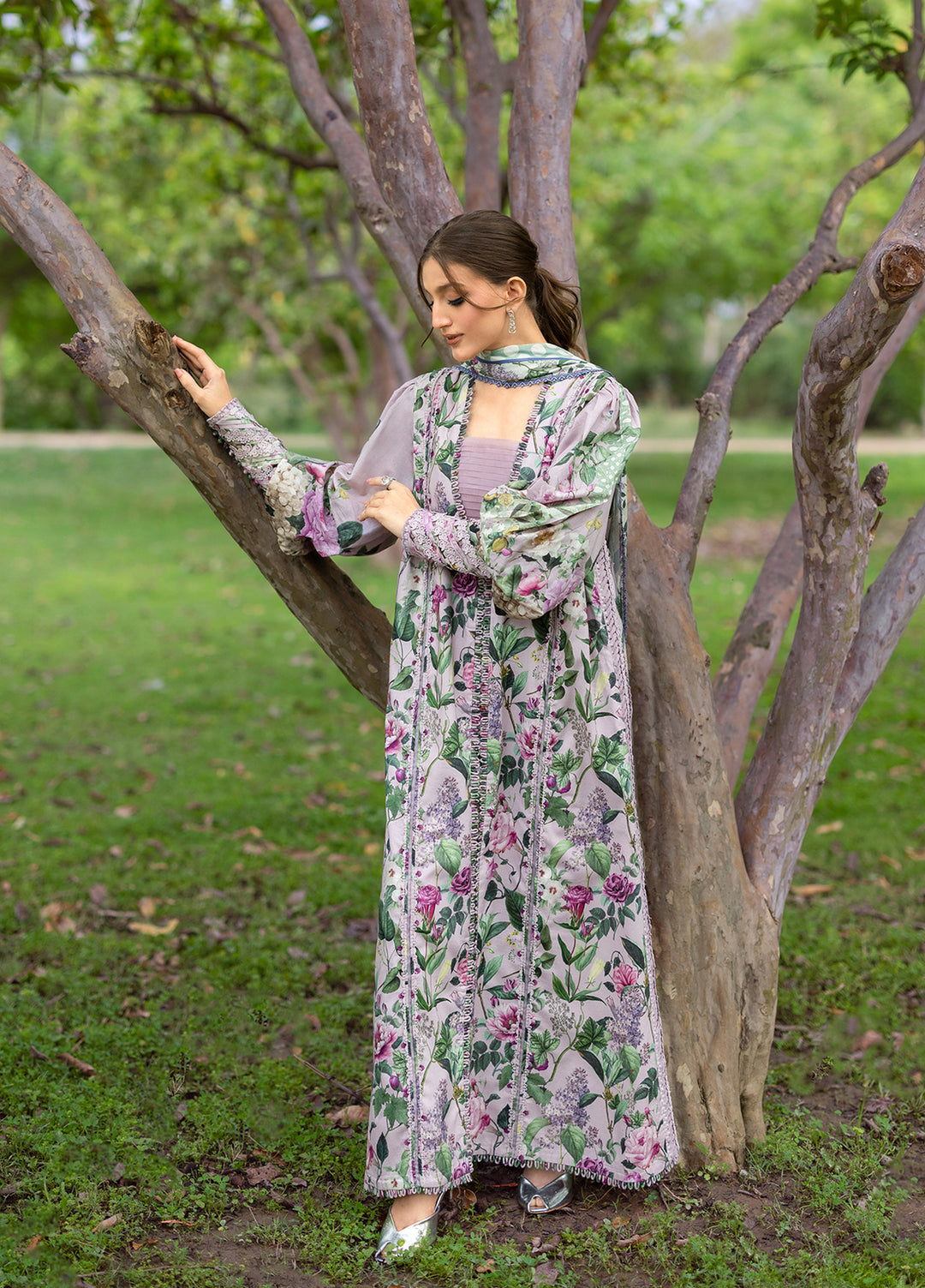 Bridgerton by Elaf Unstitched Printed Lawn 3 Piece Suit EL26ULB EPB-3A - Summer Collection