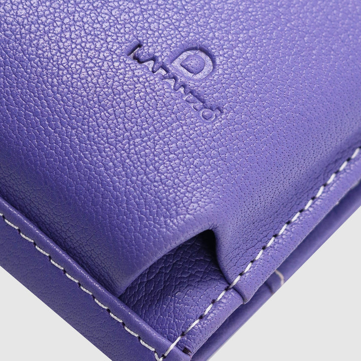 Lafanzo Unisex Leather Femora Crossbody Phone Pouch Purple - Accessories Collection