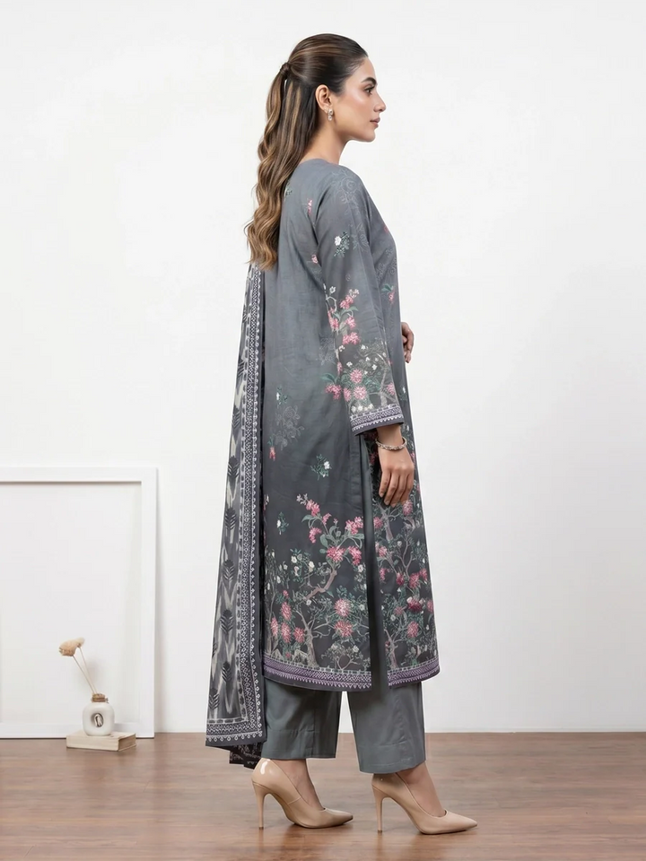 Salitex Unstitched Printed Lawn 3 Piece Suit SSW6U3P424 Summer Collection