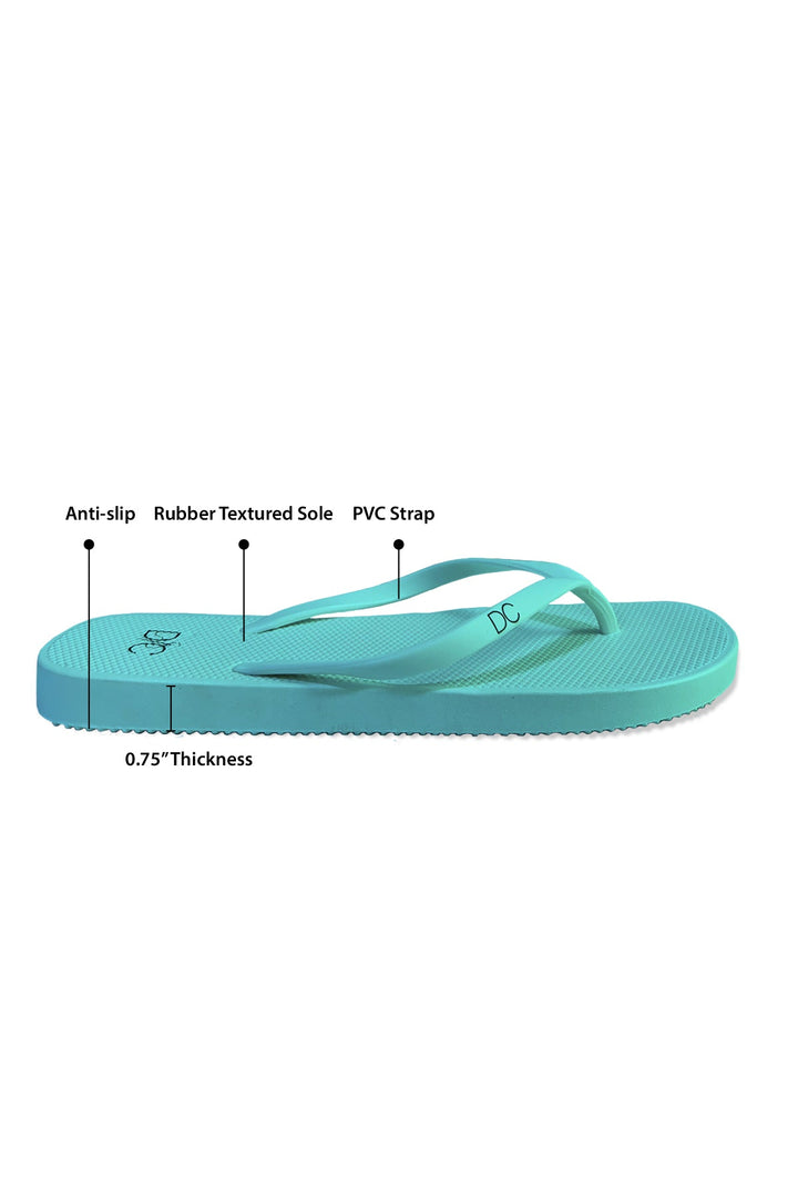 Divinely Crafted Women Flip Flops Sky Blue WR-SKBL - Summer Collection