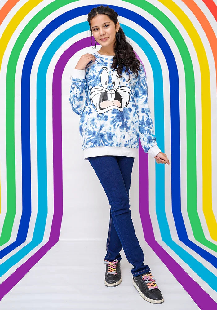 Ochre RTW Printed Terry Sweatshirt Girls 1 Piece OGK-254 - Winter Collection