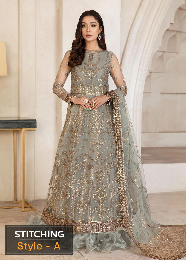 Gulzaar By Zarif Embroidered  Suits Unstitched 3 Piece ZR25UF ZFG 01 GUZEL - Luxury Collection