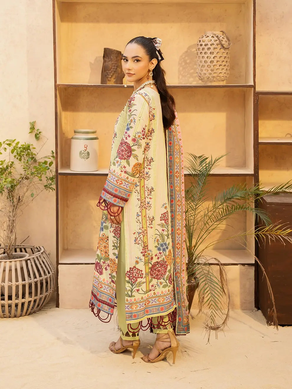 Dastaan by Menaal Unstitched Printed Lawn 3 Piece Suit ML26ULS DP-05A - Festive Collection