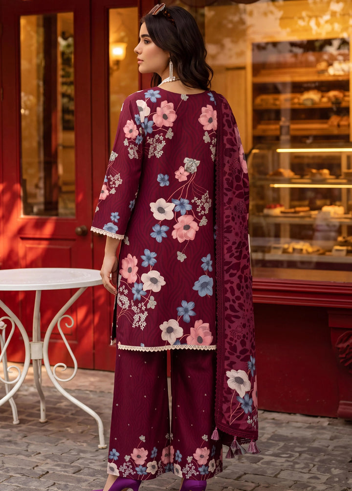 Coco by Al Zohaib Unstitched Printed Cambric 3 Piece Suit AZ26UCC D-01 - Casual Collection