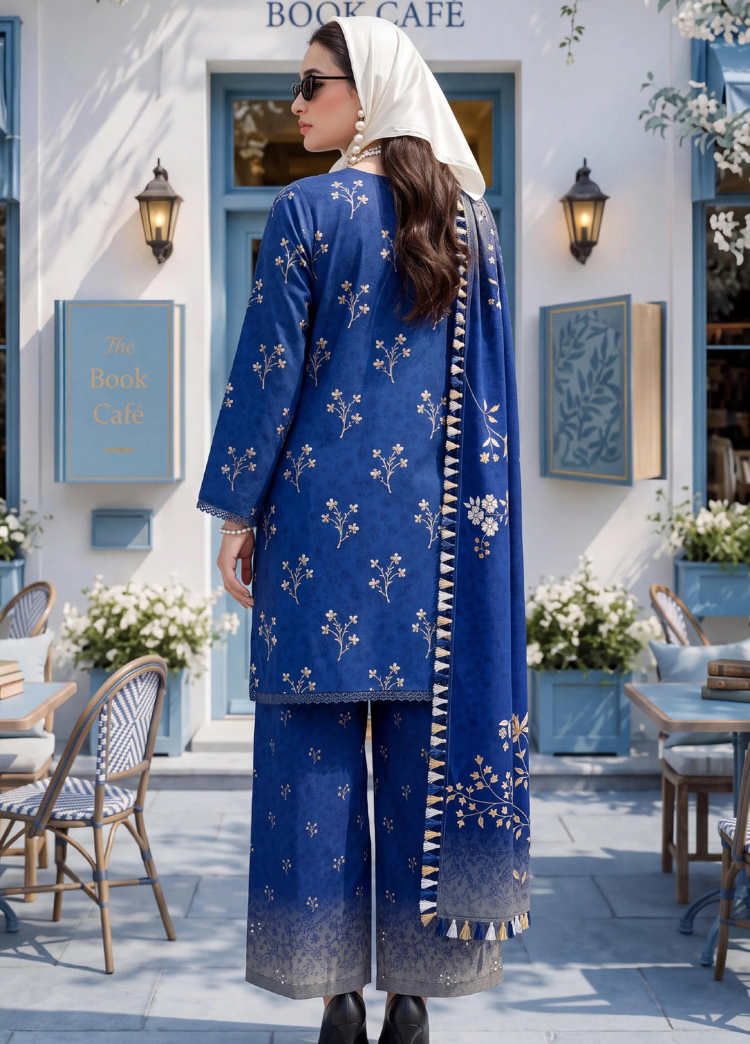 Coco by Al Zohaib Unstitched Printed Cambric 3 Piece Suit AZ26UCC D-05 - Casual Collection