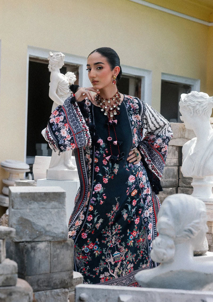 Lady Aik by AIK Atelier Unstitched Printed Silk 2 Piece Suit AIK26ULA 02 - Festive Collection