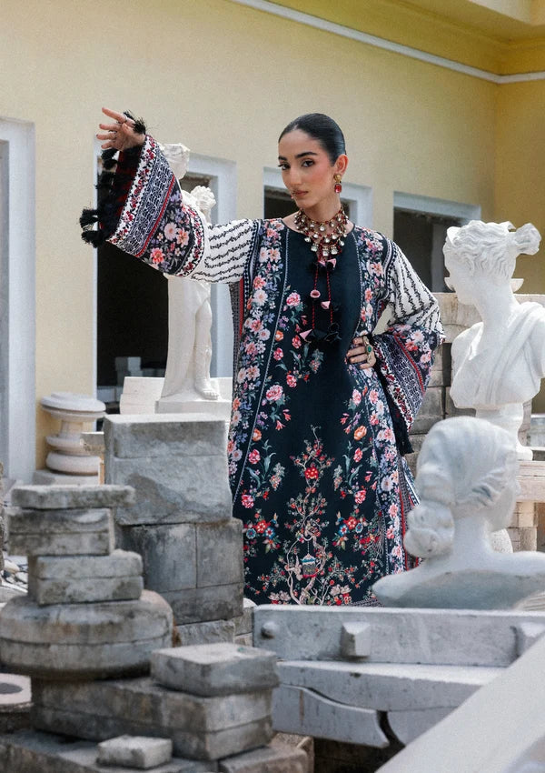 Lady Aik by AIK Atelier Unstitched Printed Silk 2 Piece Suit AIK26ULA 02 - Festive Collection